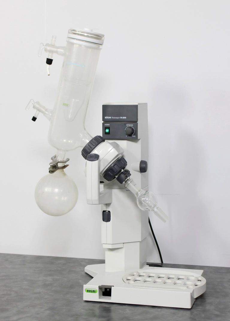 Buchi R-200 Rotary Evaporator with Type C Dry Ice Condenser & 120-day Warranty