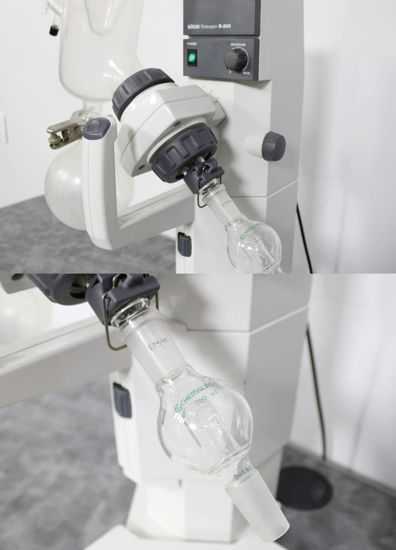 Buchi R-200 Rotary Evaporator with Type C Dry Ice Condenser & 120-day Warranty