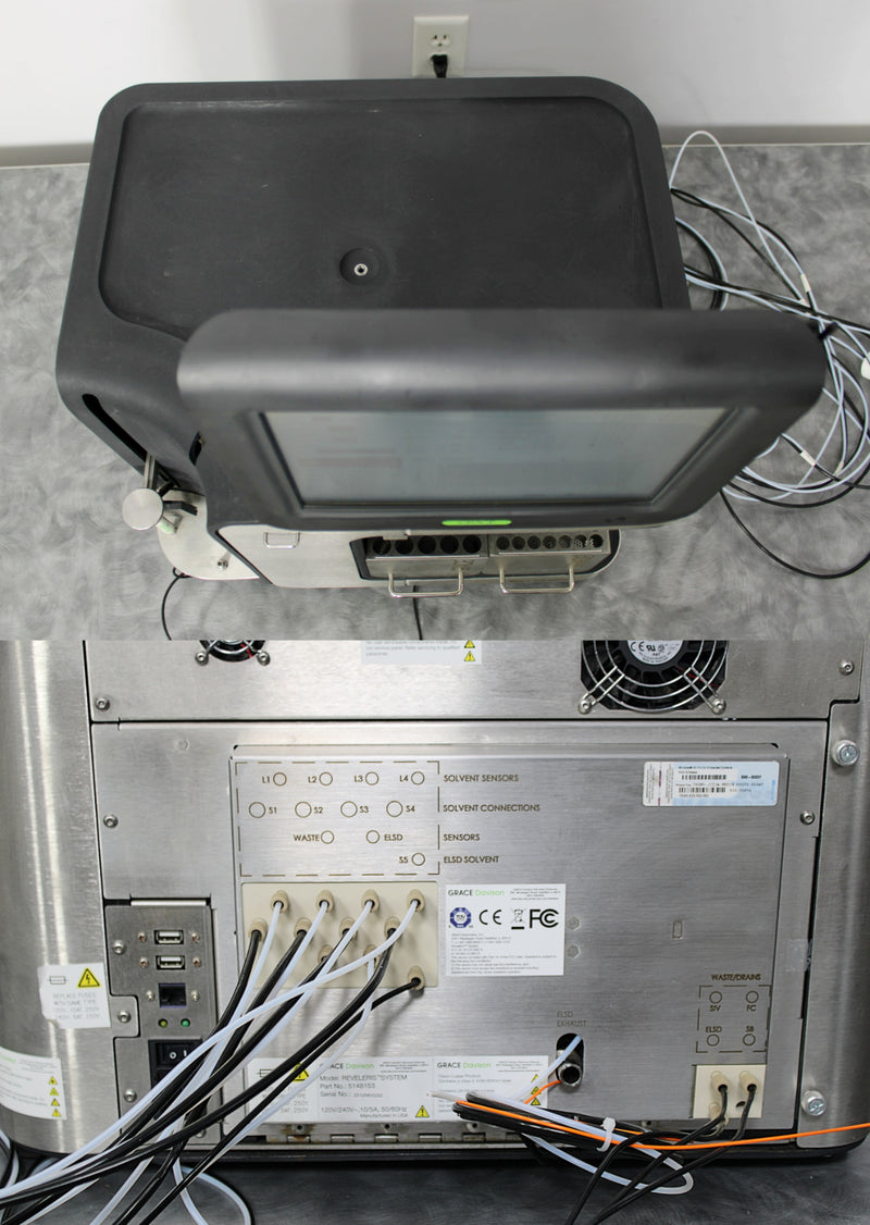 Buchi GRACE Davison Reveleris Flash Chromatography System 5148153 with Trays