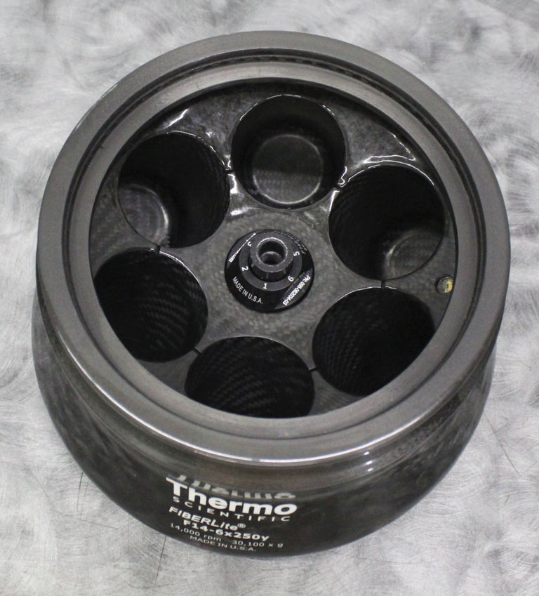 Piramoon Technologies FiberLite F14S-6x250y Fixed Angle Centrifuge Rotor 14K RPM