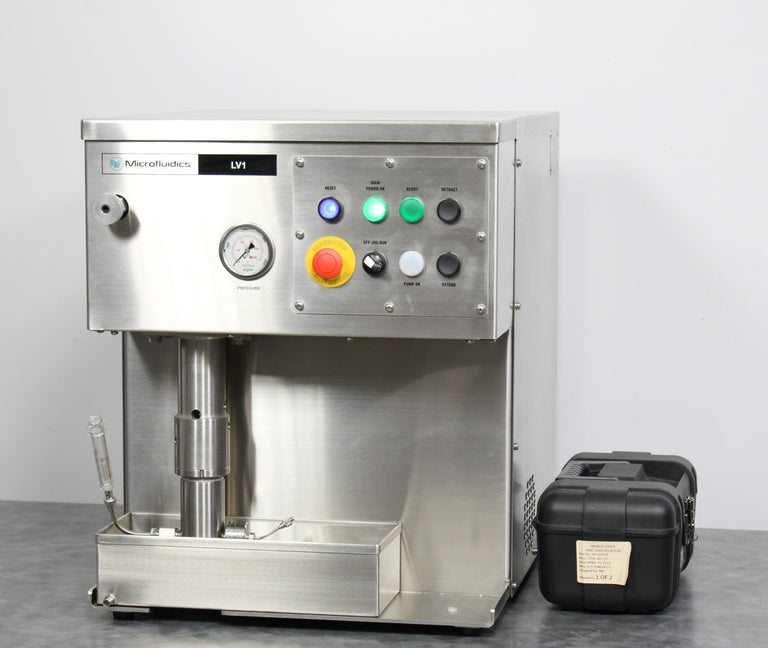 Microfluidics LV1 Low Volume Microfluidizer Processor Homogenizer Cell Disruptor