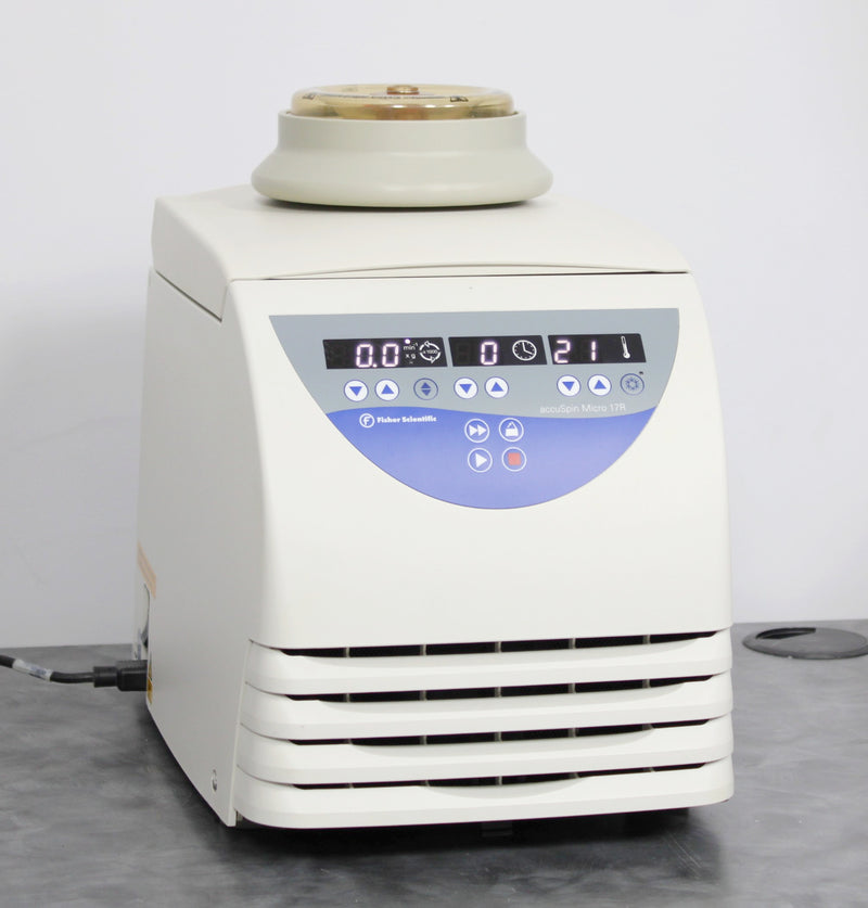 Thermo Fisher AccuSpin Micro 17R Refrigerated Microcentrifuge w/ 75003524 Rotor