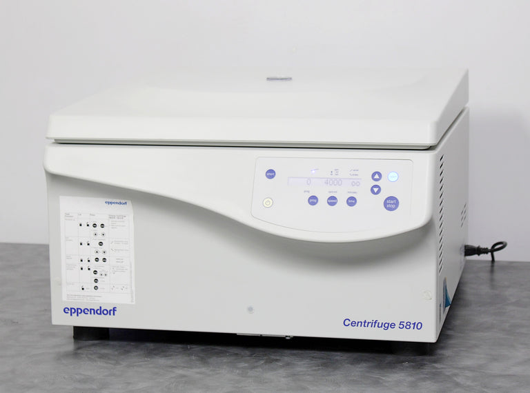 Eppendorf 5810 Benchtop Centrifuge & A-4-62 Swinging Bucket Rotor
