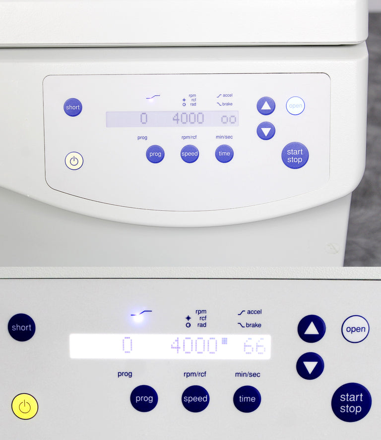 Eppendorf 5810 Benchtop Centrifuge & A-4-62 Swinging Bucket Rotor