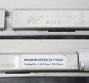 Wave Biotech Bioreactor 20/50EH rocker Logo, Minimum Speed Setting