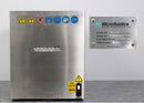 Microfluidics LV1 Low Volume Microfluidizer Back Panel, Label with Serial Number and Year of Manufacture