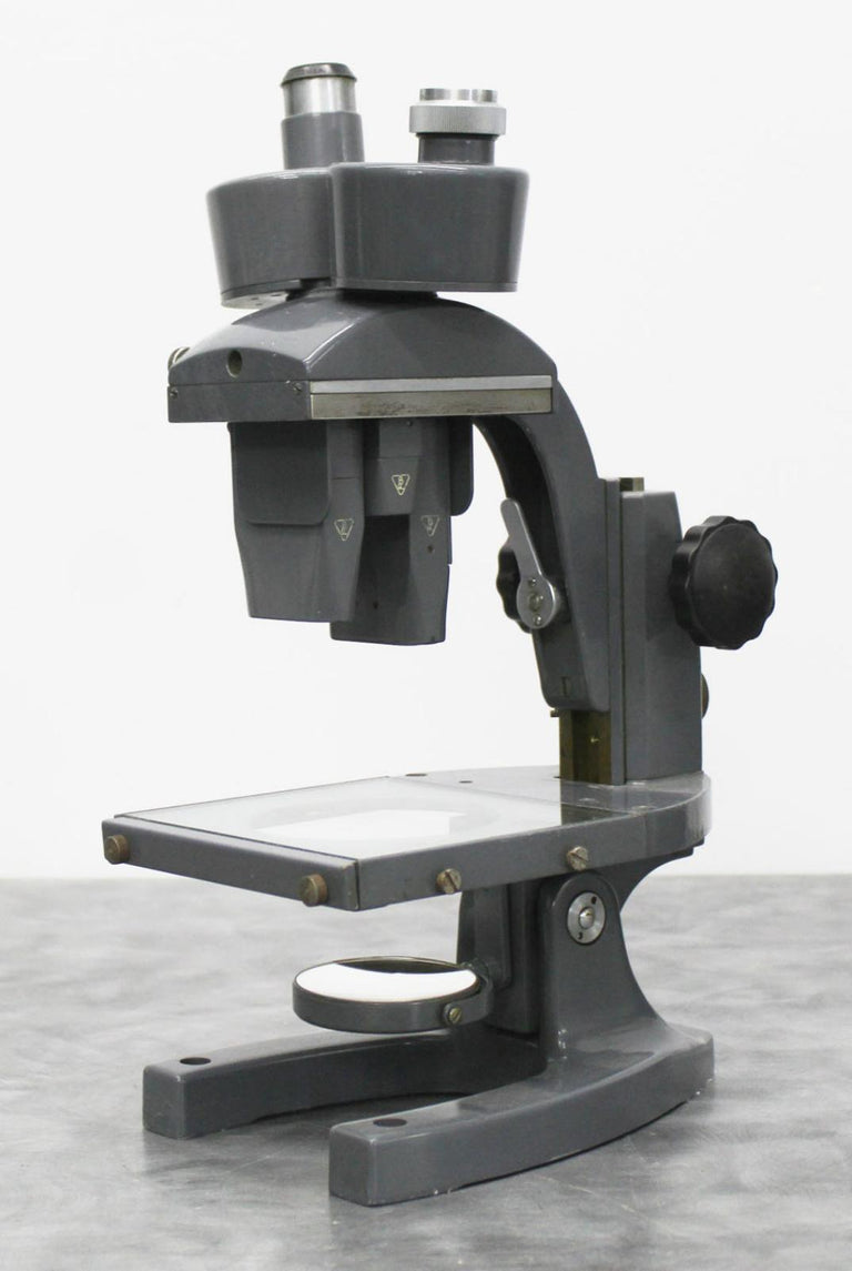 Vintage Bausch & Lomb Stereo Microscope - 3 Sliding Objectives