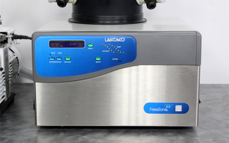 Labconco FreeZone 4.5 -50°C Freeze Dryer Lyophilizer 7750021 w/ Manifold & Pump