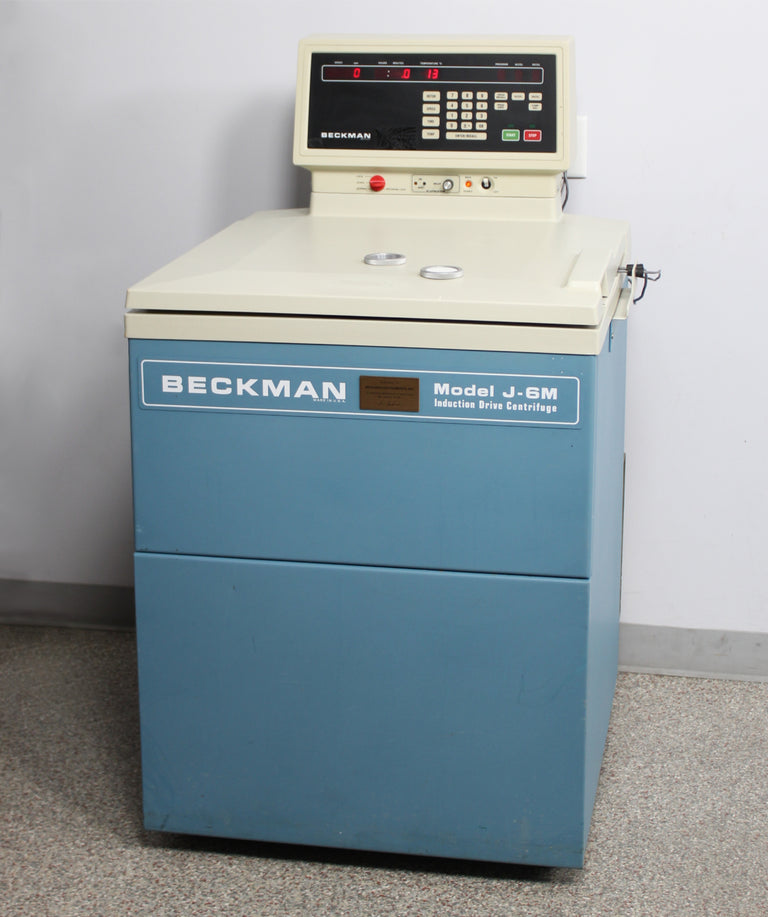 Beckman J6M ELUT Elutriation Floor Centrifuge 348159 w/ JE-5.0 Elutriator Rotor