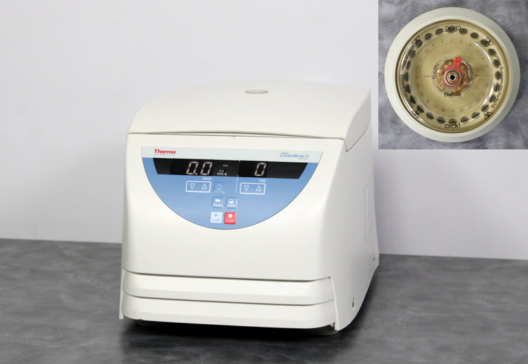 Thermo Sorvall Legend Micro 17 Benchtop Microcentrifuge 75002431 w/ Rotor