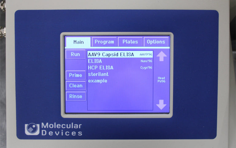 Molecular Devices AquaMax 4000 Microplate Washer AQ4K w/ 96-Well Plate Wash Head