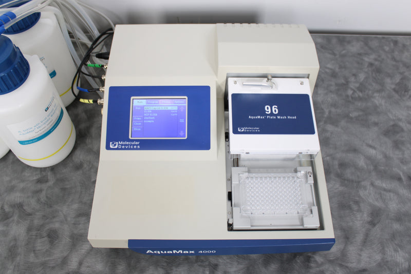 Molecular Devices AquaMax 4000 Microplate Washer AQ4K w/ 96-Well Plate Wash Head
