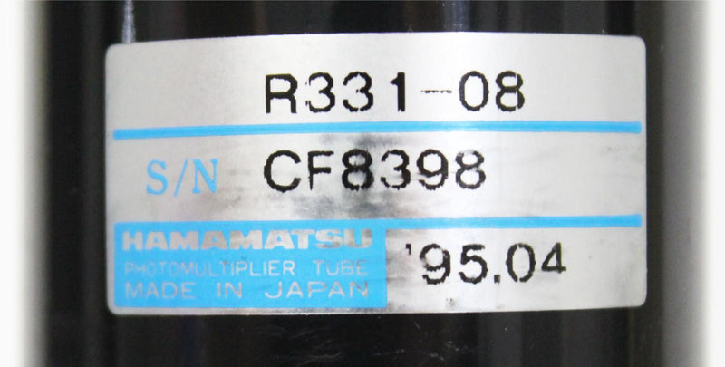 Lot of 2 Hamamatsu R331-08 Photomultiplier Tubes