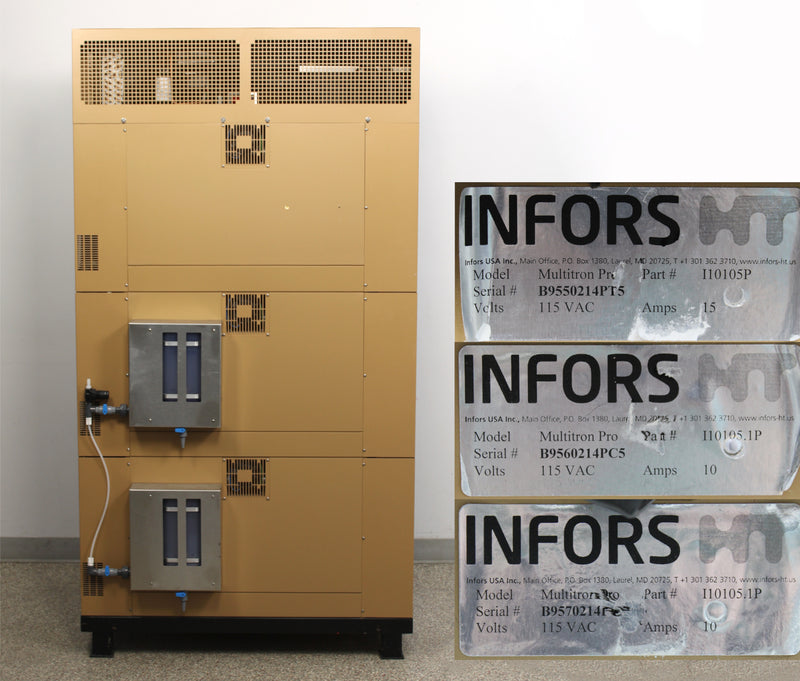 INFORS HT Multitron Pro I10105P Triple Stacked Refrigerated CO2 Incubator Shaker