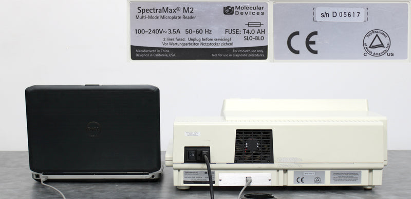 Molecular Devices SpectraMax M2 Multimode Cuvette Microplate Reader with Laptop
