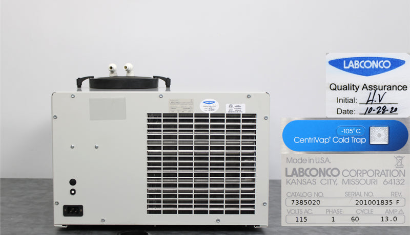 Labconco CentriVap Cold Trap -105°C 7385020 for use with CentriVap Concentrator