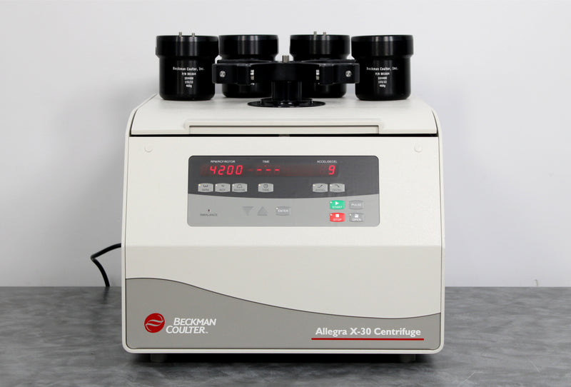 Beckman Coulter Allegra X-30 Benchtop Centrifuge A99466 with SX4400 Rotor