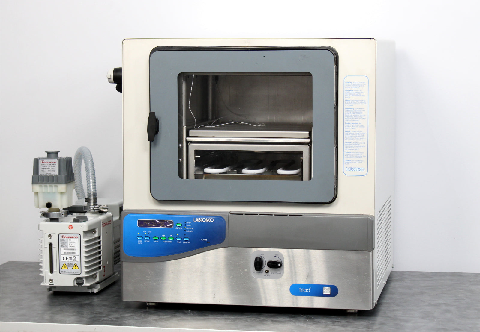 Labconco FreeZone Triad -84°C Cascade Benchtop Freeze Dryer