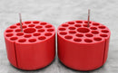 x2 Eppendorf Centrifuge Swing Bucket Rotor Tube Adapters 22 x 5-7mL