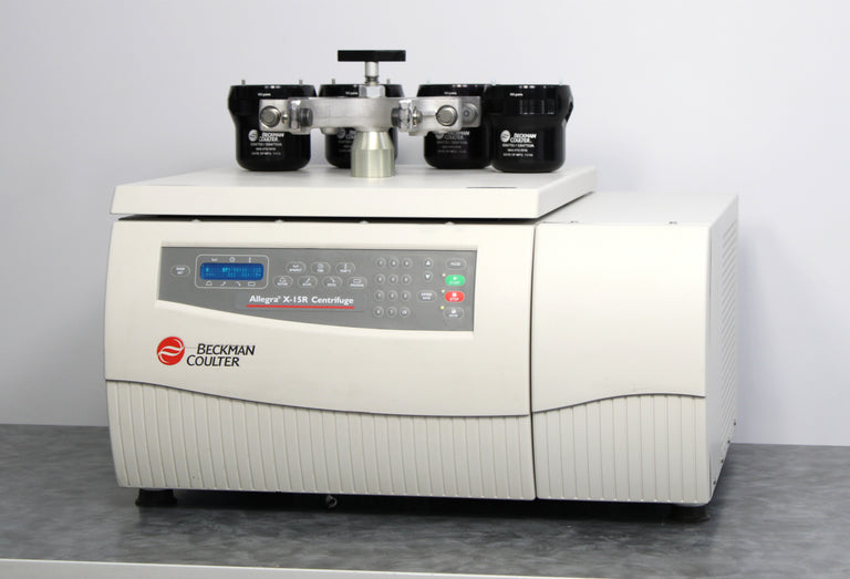 Beckman Coulter Allegra X-15R Benchtop Centrifuge 392932 and SX4750 Swing Rotor