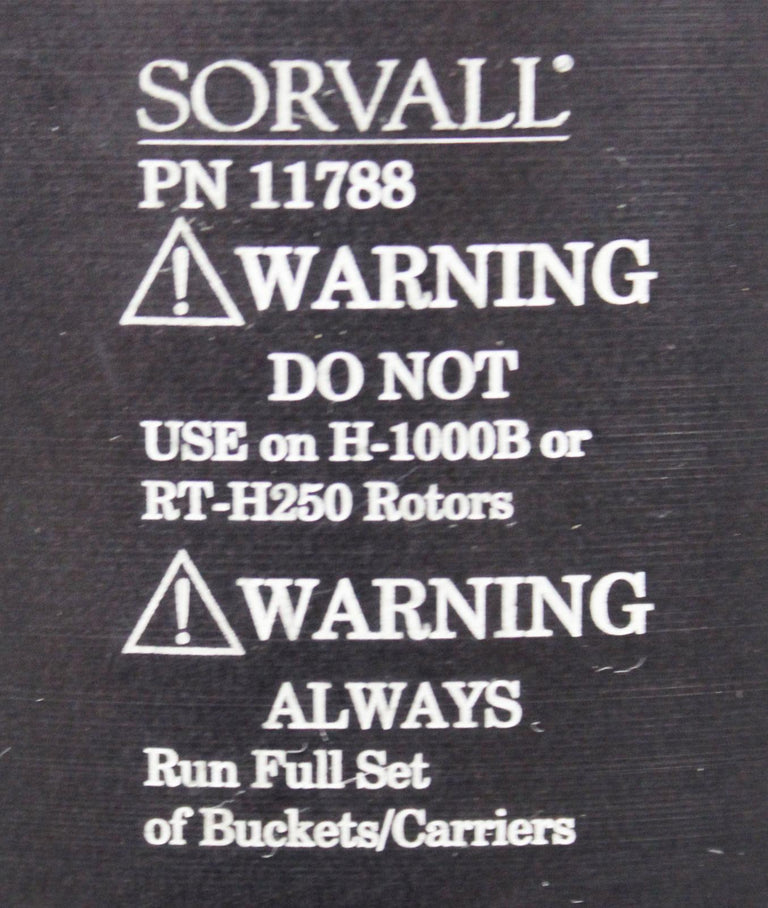 Sorvall 11788 Centrifuge Rotor Swing-Buckets 750mL for RT6000B Rotors Set of 2