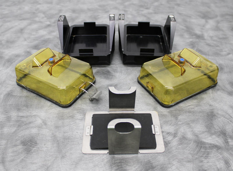 x2 Beckman Coulter SX4750 Microplate Buckets w/ 1 Tray and 2 Lids 4450 RPM