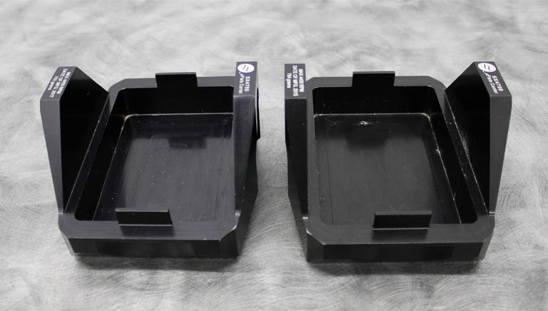 x2 Beckman Coulter SX4750 Microplate Buckets w/ 1 Tray and 2 Lids 4450 RPM