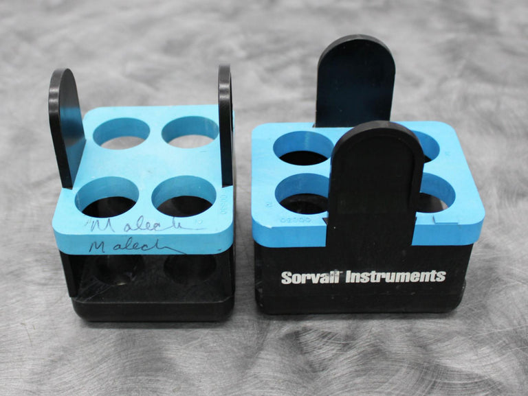 x2 Sorvall 4x50mL Centrifuge Rotor Conical Tube Adapters 00830