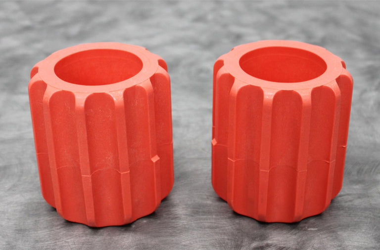 x2 Beckman Coulter 250mL Swing Bucket Sleeve Conical Bottle Adapters 369385