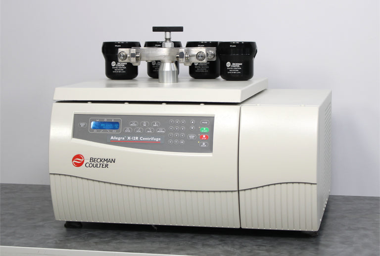Beckman Coulter Allegra X-12R 392302 Benchtop Centrifuge and SX4750 Rotor