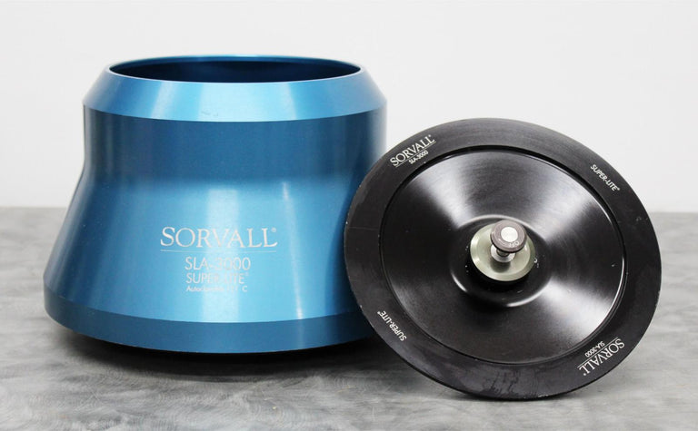 Sorvall Super-Lite SLA-3000 Centrifuge Fixed-Angle Rotor 07149 6x500mL 12K RPM