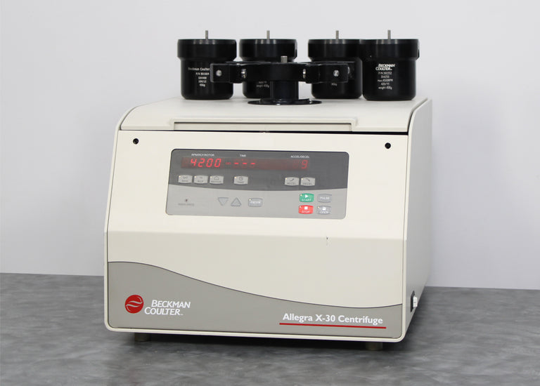 Beckman Coulter Allegra X-30 Benchtop Centrifuge B06314 and SX4400 Swing Rotor