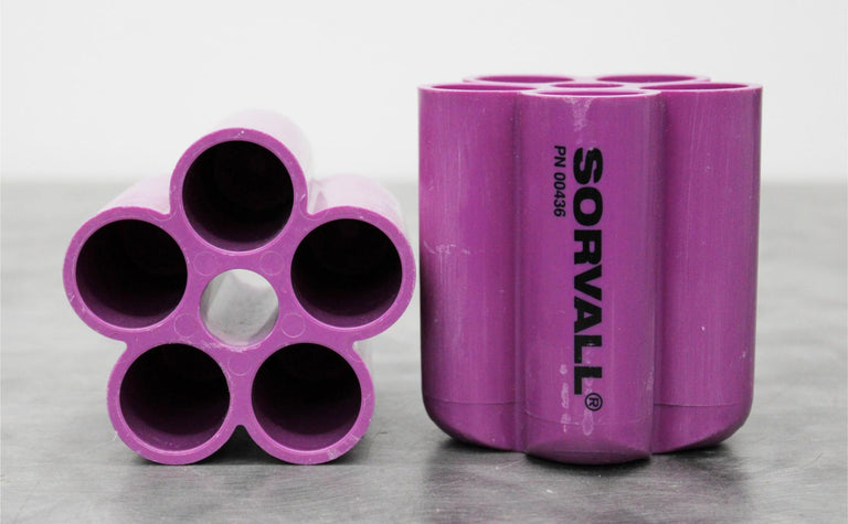 x2 Sorvall 00436 Centrifuge Rotor Adapters 5x50mL for Buckets 11788