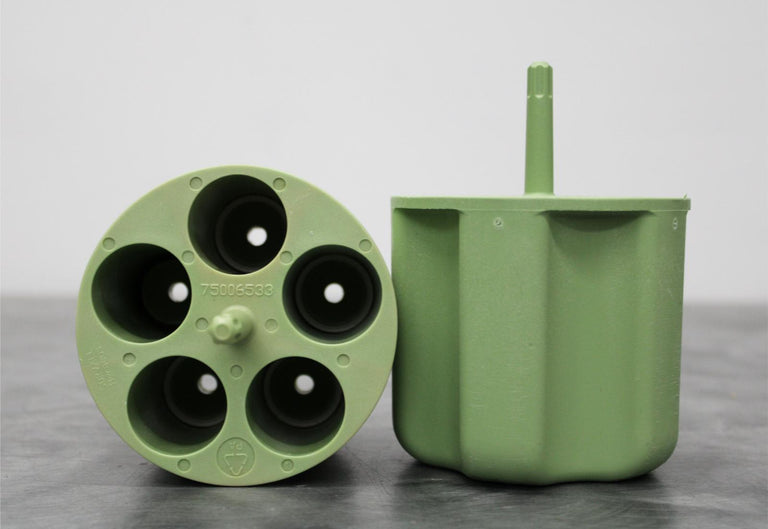 x2 Thermo Scientific 75006533 Centrifuge Rotor Bucket 5x50mL Tube Adapters