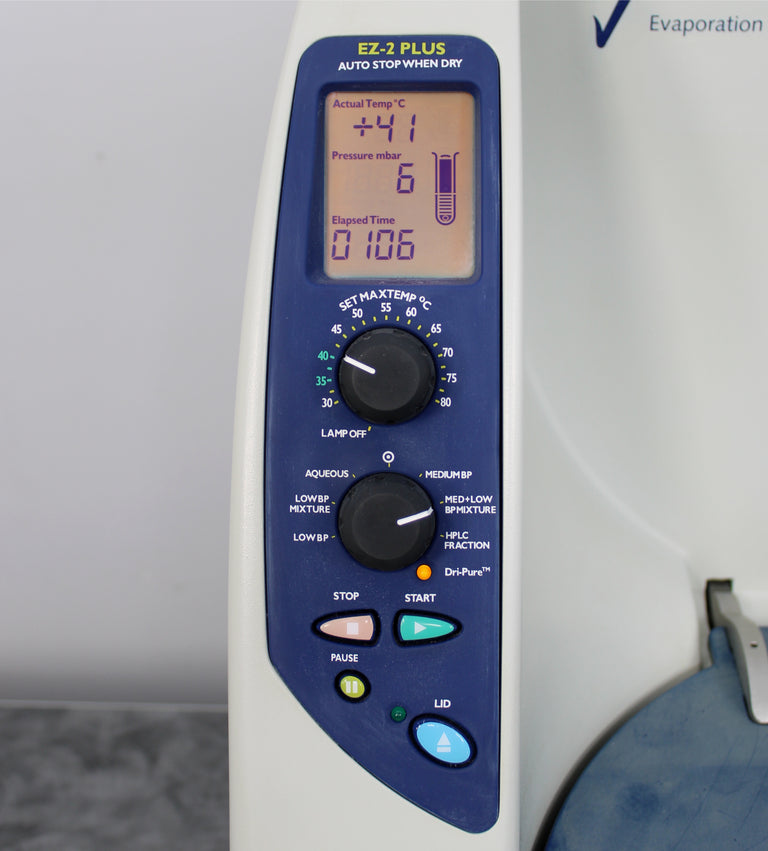GeneVac EZ-2 Plus Mk2 Personal Centrifugal Evaporator with ILMVAC and Rotor