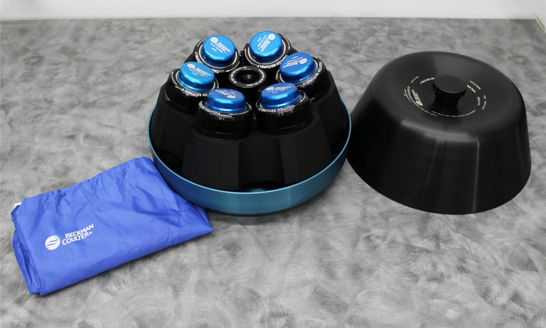 Beckman Coulter 369681 JLA 10.500 Centrifuge Fixed Angle Rotor 6x500mL 10K RPM