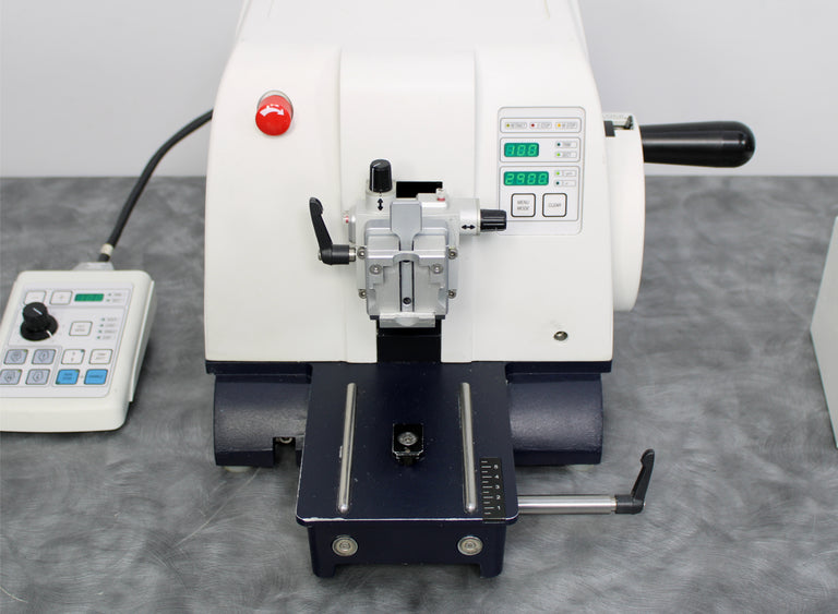 Leica RM2255 Rotary Microtome 14050237960 with Controller and Foot Switch