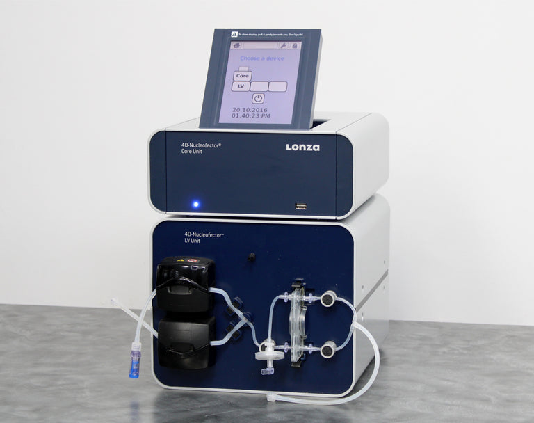 Lonza 4D-Nucleofector Cell Transfection System Core Unit and LV Unit