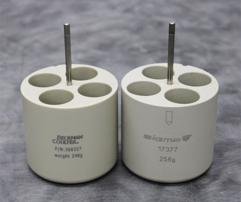 x2 Beckman Coulter / Sigma Centrifuge Rotor Swing Bucket 4x50mL Conical Adapters