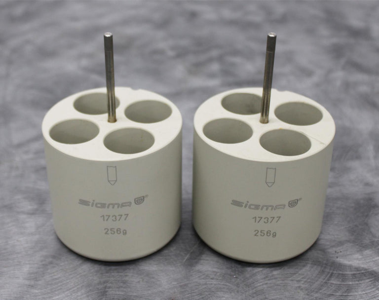 x2 Sigma 17377 Centrifuge Rotor 4 x 50mL Falcon Conical Tube Adapters