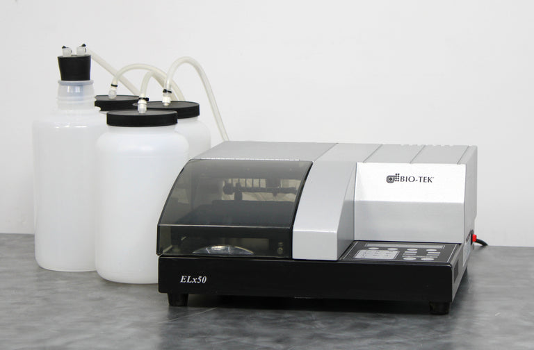 BioTek ELx50/8V Microplate Strip Plate Washer with Wash and Waste Bottles