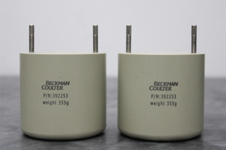 x2 Beckman Coulter 392253 Centrifuge Rotor Bucket Tube Adapters 5x15mL