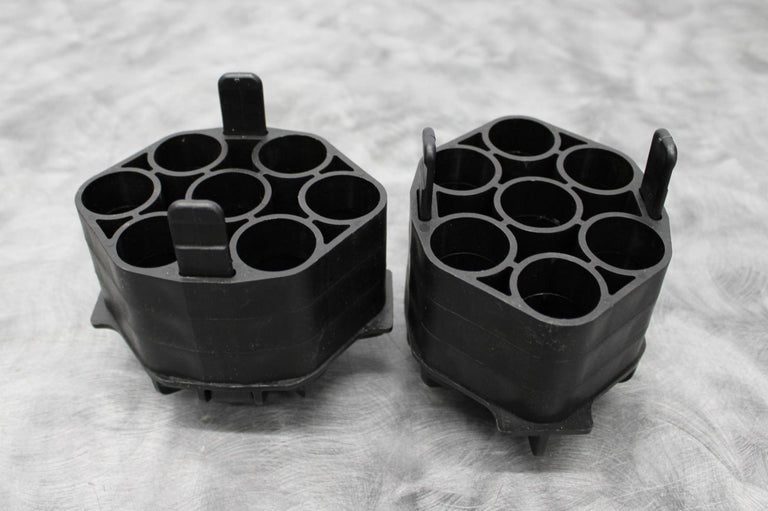 x2 Beckman Coulter 368917 Centrifuge Rotor Bucket Conical Tube Adapters 7x30mm