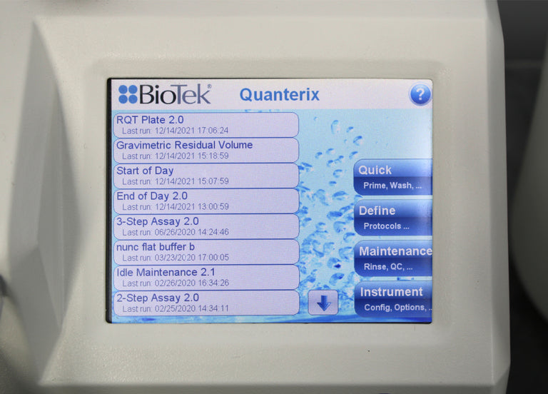 BioTek 405TSRVSSIMOA Touch Microplate Washer 96-Well Manifold and Vacuum Pump