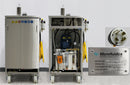 Microfluidics MF110EH30K Microfluidizer Processor Back Panel, Label with Serial Number and Mfg Date, Plug