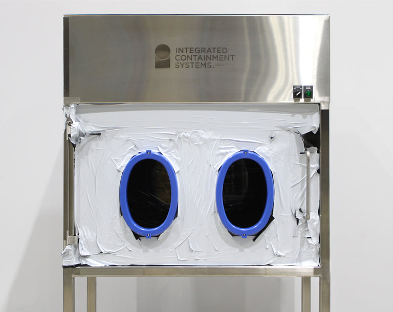 Custom Powder Systems Downflow Booth Glove Box Isolator Passthrough 611314