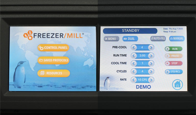SPEX SamplePrep 6875D Freezer Mill Dual-Chamber Cryogenic Grinder