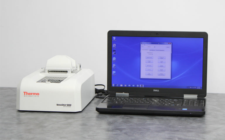 Thermo Scientific NanoDrop 8000 UV-Vis Spectrophotometer with Laptop