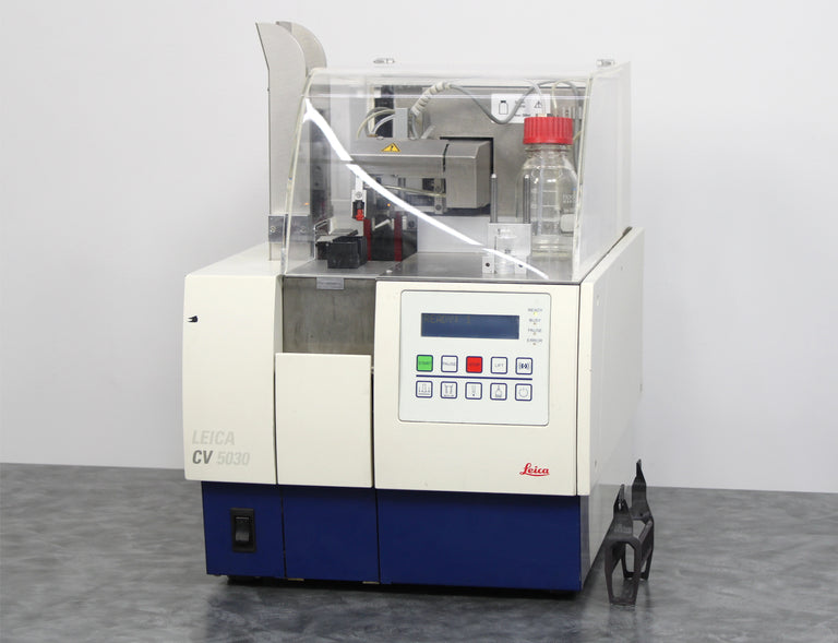 Leica CV5030 Fully Automated Glass Coverslipper 047839700 with Slide Rack