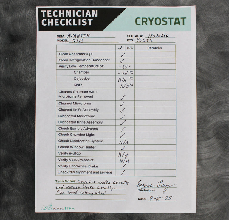 Avantik QS12 Cryostat Microtome 956660